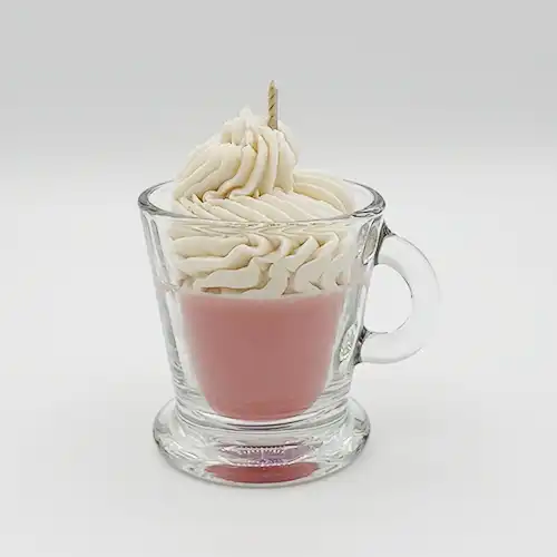 Bougie chantilly barbe à papa