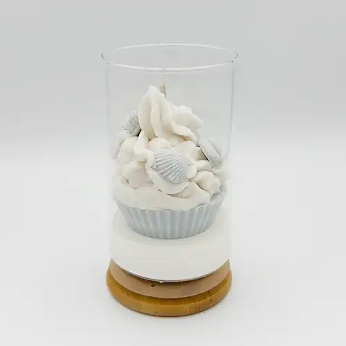 Bougie cupcake brise marine