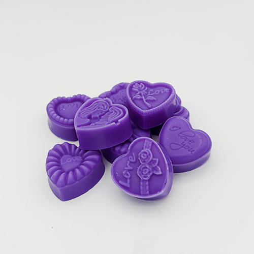 Les bougies & fondants de Saint-Valentin - Fondants cerise noire