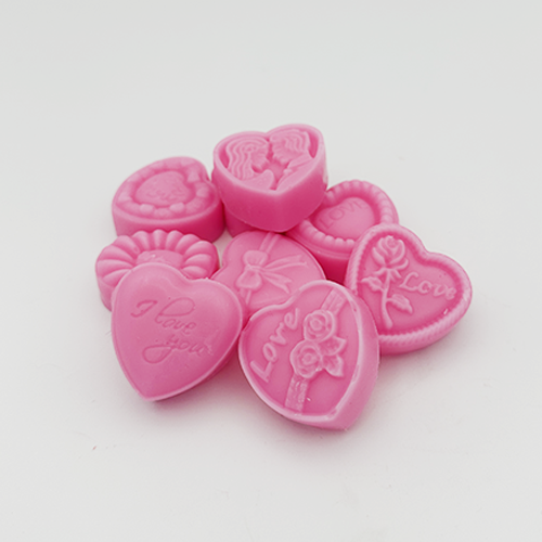 Les bougies & fondants de Saint-Valentin - Fondants fleur de cerisier