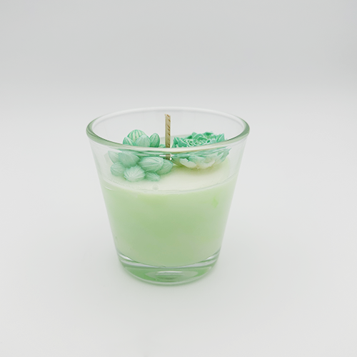 Les bougies marbrées - Pomme verte